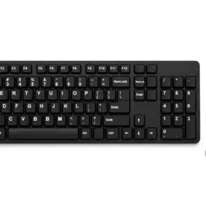 Wireless Keyboard and Mouse Set black