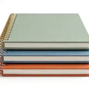 Spiral Notebooks A5, Pack of 3 assorted colours